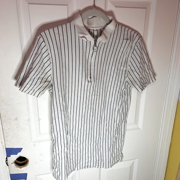 Topman Other - COPY - Topman White with black pinstripes